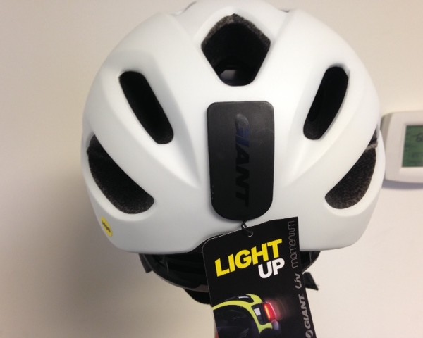 giant compel helmet light